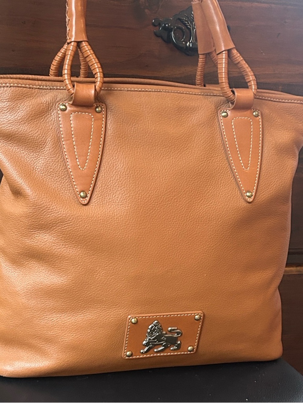 Excellent condition RARE MCM Munchen Leather Tote Bag. - Picture 5 of 11